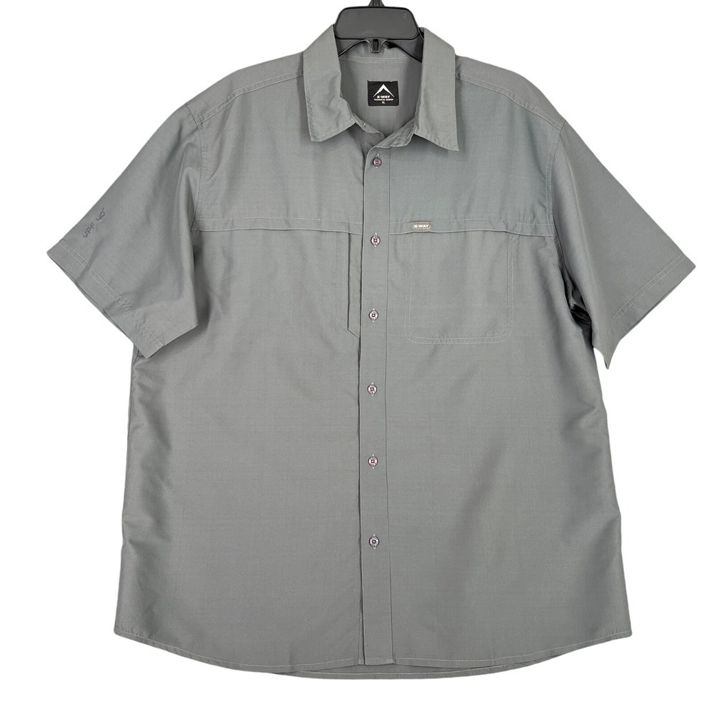 K Way Mashai Shirt XL‎ UPF 40 Performance Tech Outdoor Durable Adventure Travel